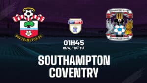 Nhận định Southampton vs Coventry 1h45 ngày 10/4 (Hạng nhất Anh 2023/24). Hãy đến FUN88 thể thao trực tuyến để biết thêm thông tin nhé .