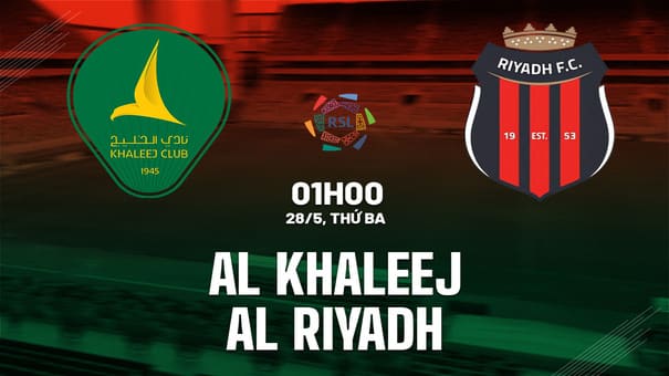 Nhận định Al Khaleej vs Al Riyadh 1h00 ngày 28/5 (VĐQG Saudi Arabia 2023/24). Hãy đến FUN88 thể thao trực tuyến để biết thêm thông tin.