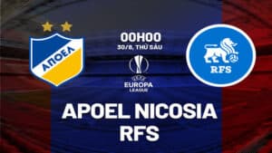 Nhận định bóng đá APOEL Nicosia vs RFS 0h00 ngày 30/8 (Europa League 2024/25). Hãy đến FUN88 thể thao trực tuyến .